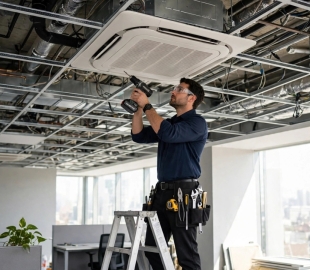 Dịch vụ lắp đặt máy lạnh âm trần tại TP.HCM: quy trình chuẩn, đúng kỹ thuật