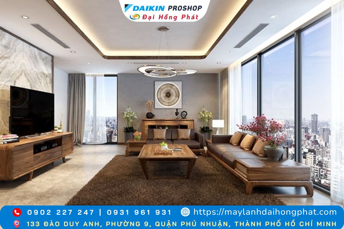 Máy lạnh giấu trần Daikin – Ưu điểm nổi bật 