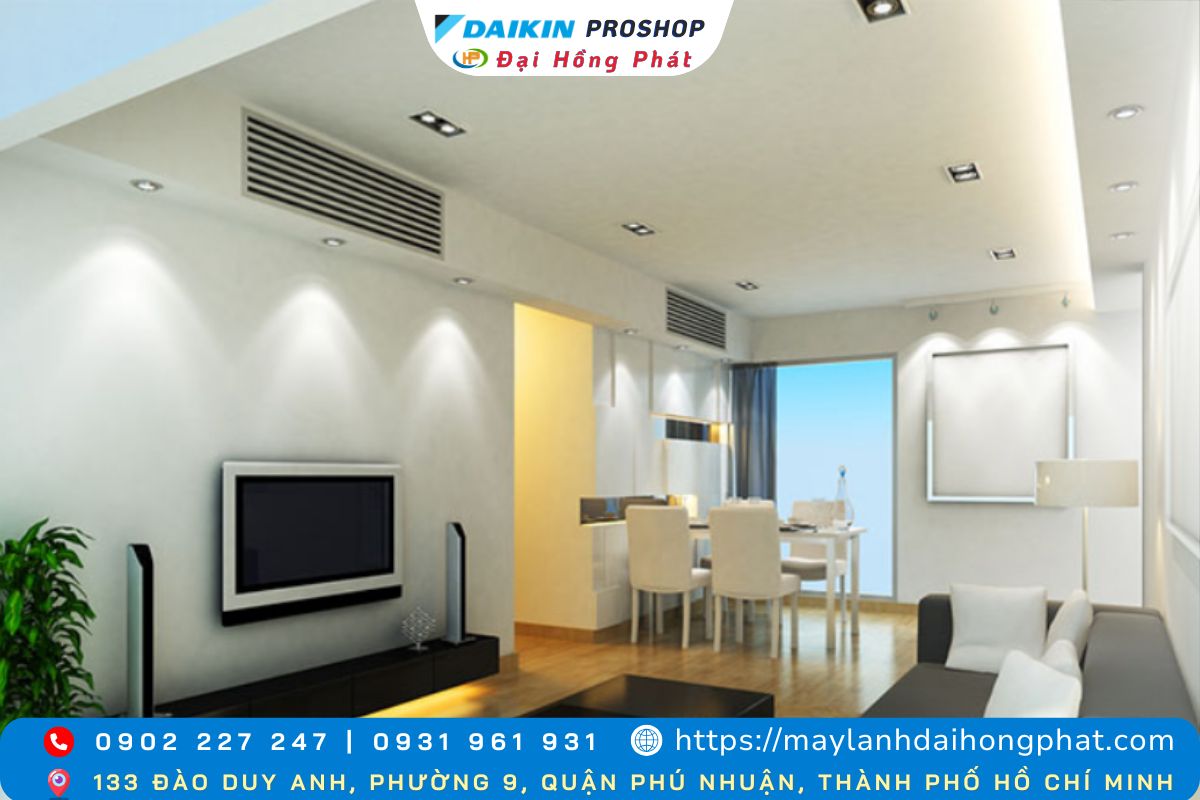 Máy lạnh giấu trần Daikin – Ưu điểm nổi bật 